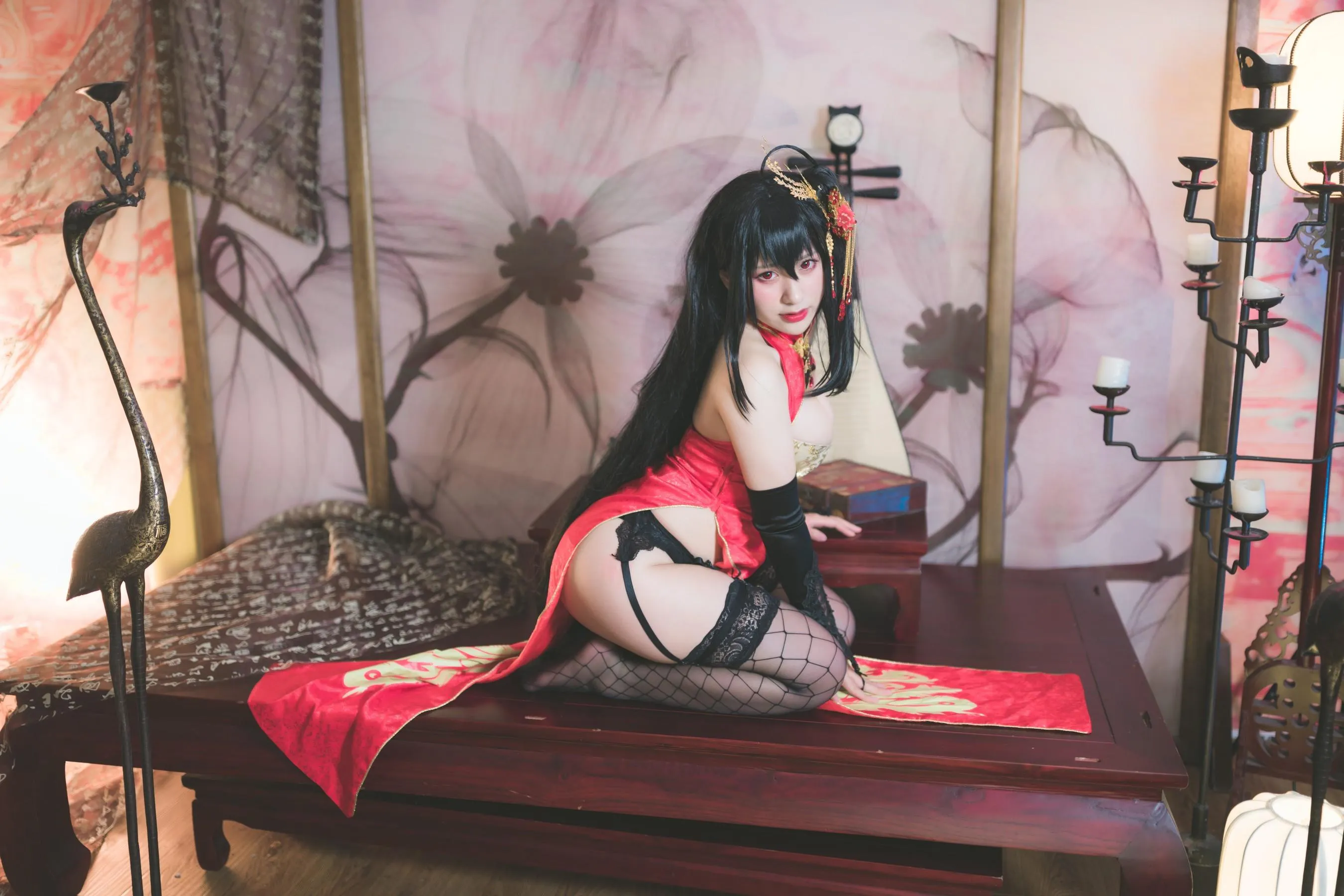 柘烟_Zuken – NO.04 大凤旗袍 [24P]插图